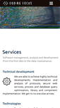 Mobile Screenshot of codingfocus.com